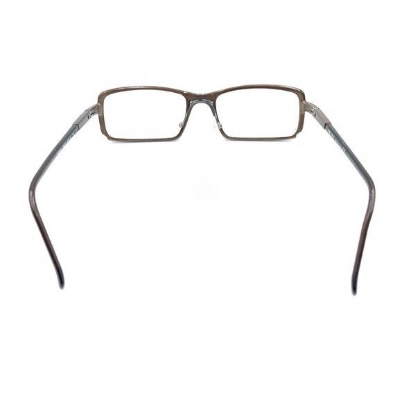 Prada PR59HV 8AE-1O1 Brown Rectangle Eyeglasses Frames 63-17 130 Italy Men Women - Picture 5 of 12